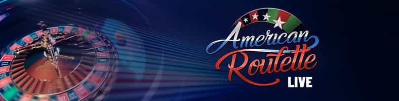 La ruleta americana junto a su logotipo.