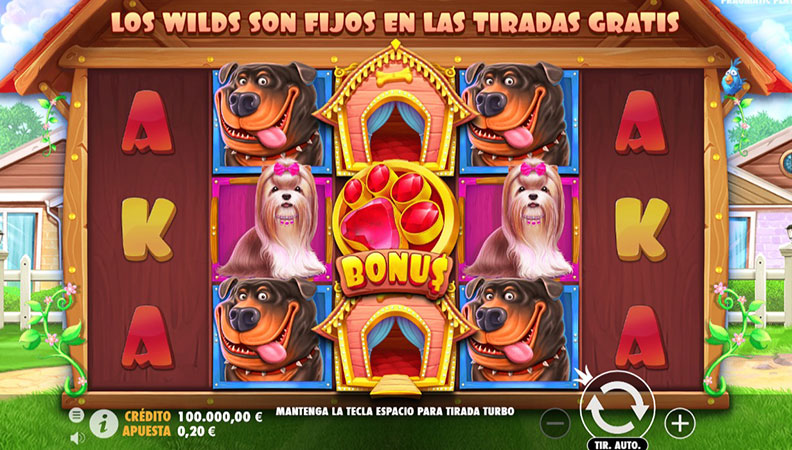 Demo de la slot de The Dog House.