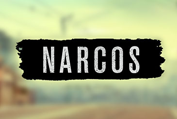 Portada de la tragaperras Narcos, disponible en casinos online.