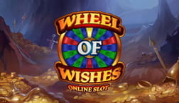 Portada de la tragamonedas Wheel of Wishes con botes progresivos para casinos en línea de Puerto Rico.