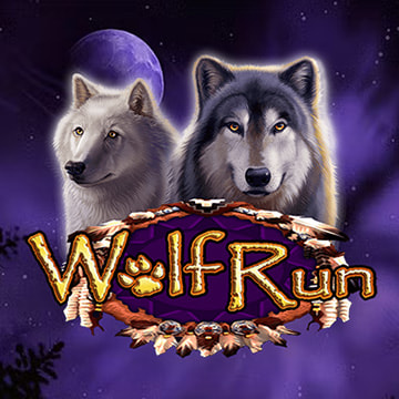 Logo de la slot Wolf Run.