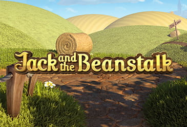 Portada de la tragaperras Jack and the Beanstalk, disponible en casinos online.