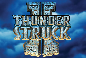 Portada de la tragaperras Thunderstruck II, disponible en casinos online de España.