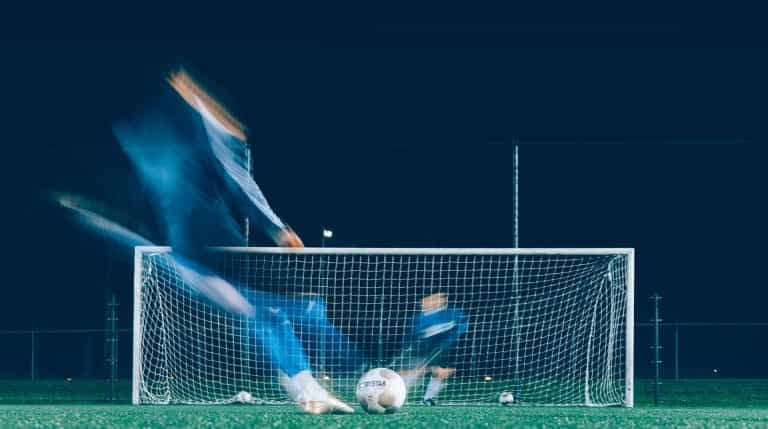 Entrenamiento de fútbol.