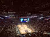 Cancha de baloncesto de Los Angeles Lakers.