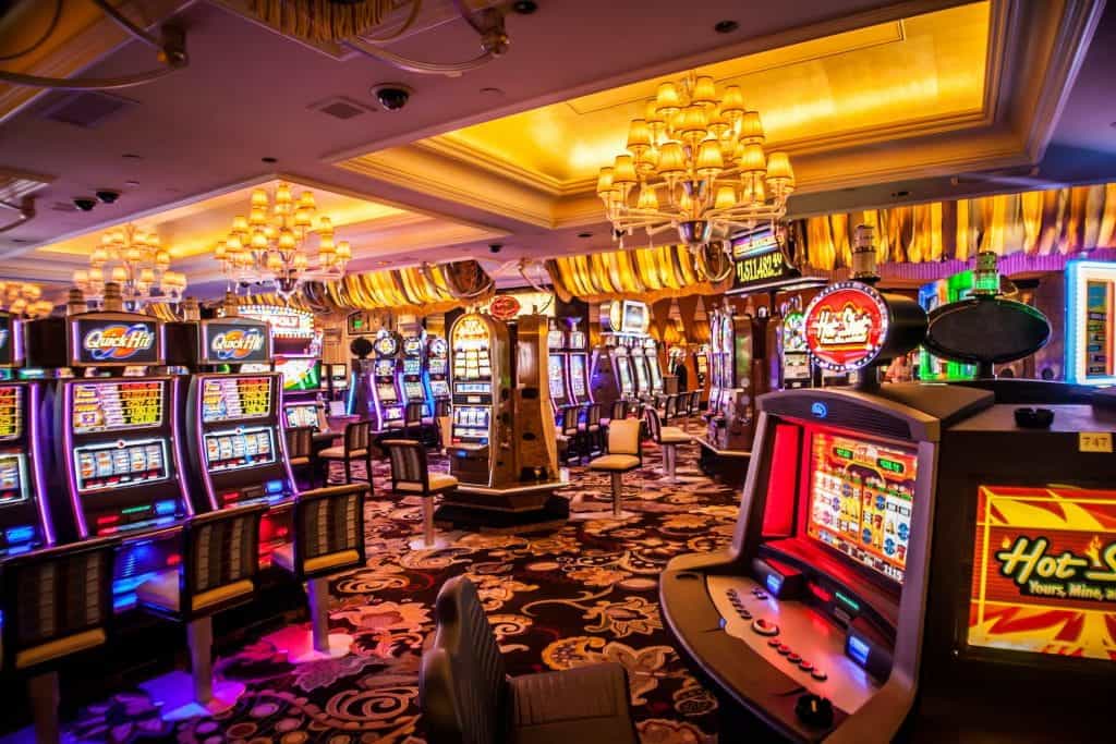 Salón de juegos en Las Vegas, Nevada.