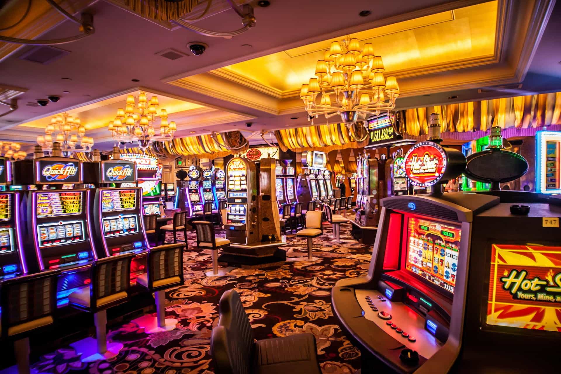Salón de juegos en Las Vegas, Nevada.