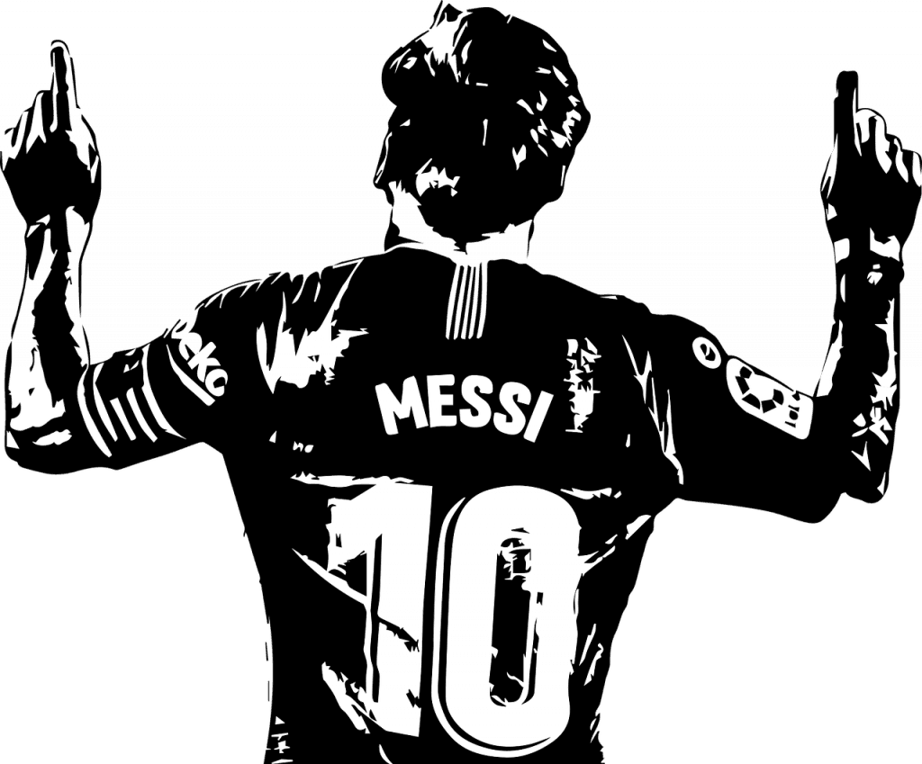 El número 10 Lionel Messi.