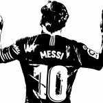 El número 10 Lionel Messi.