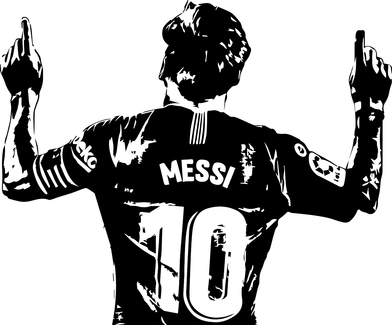 El número 10 Lionel Messi.