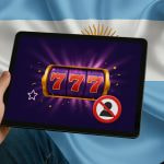 Acceso restringido a una tablet con juegos de azar online.