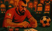 Arturo Vidal y apuestas en un casino.