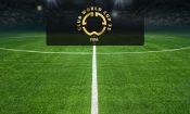 Logo del Mundial de Clubes de la FIFA 2025 en un estadio de fútbol.
