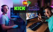 Streamer desde España y streamer desde Latinoamérica en directo por Kick y Twitch.