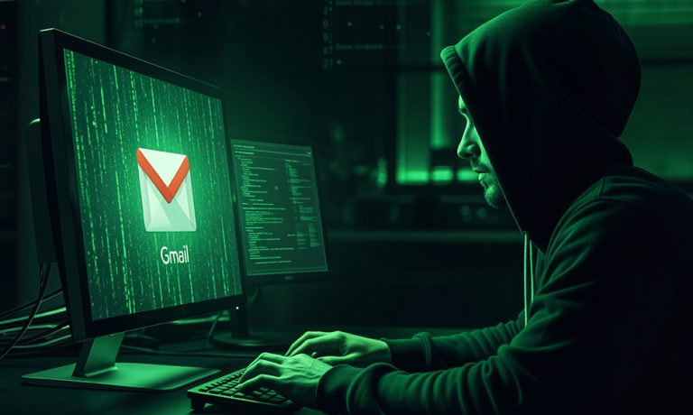 Captura de pantalla de un correo de Gmail con intento de estafa por phishing.
